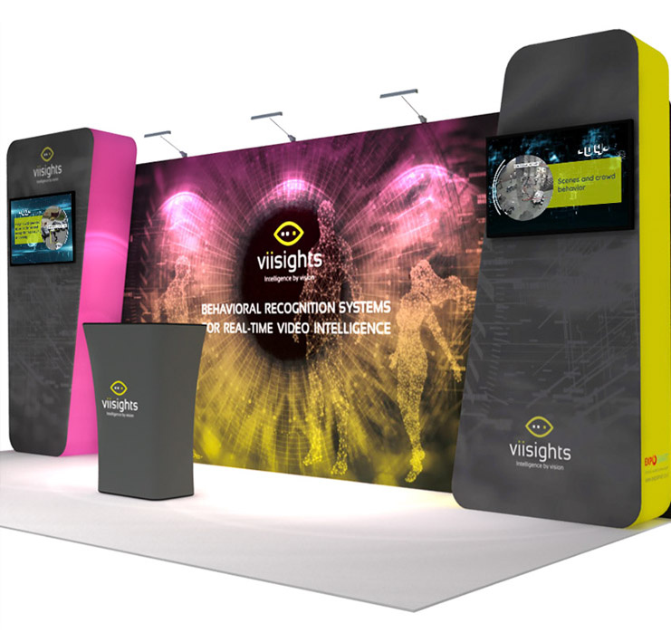 T3 Exhibition Stand design for 6m wide booths