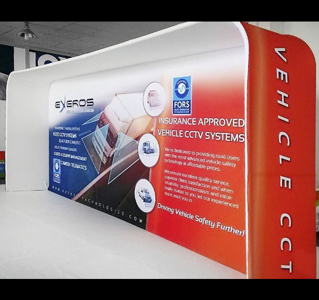 exhibition stand designed for trade shows and conferences